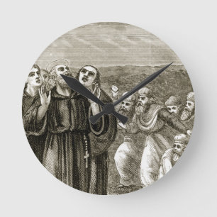 St. Columba som skanderar, och anfallit av Rund Klocka