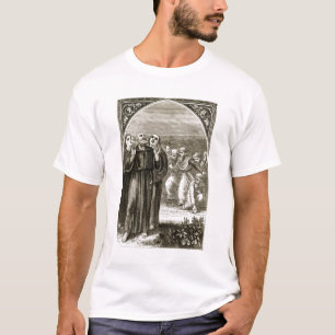 St. Columba som skanderar, och anfallit av T-shirt