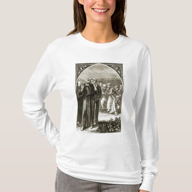 St. Columba som skanderar, och anfallit av Tee Shirt (Framsida)