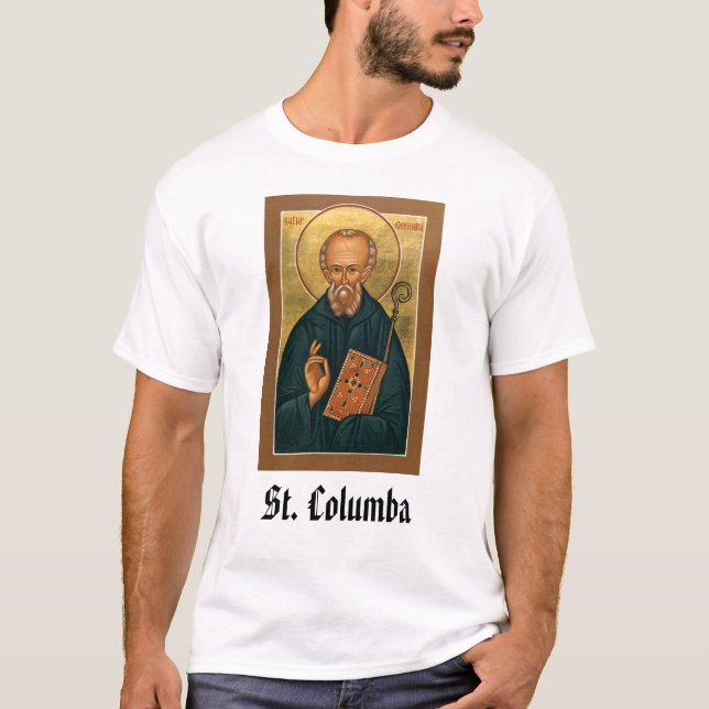 St. Columba St.-Columba Tee Shirt (Framsida)
