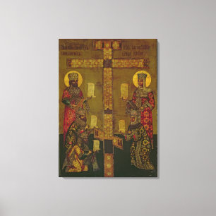 St. Constantine och St Helena Canvastryck