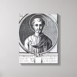 St. Cornelius Canvastryck