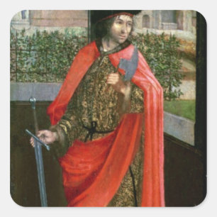 St. Crispin, 16th århundrade Fyrkantigt Klistermärke