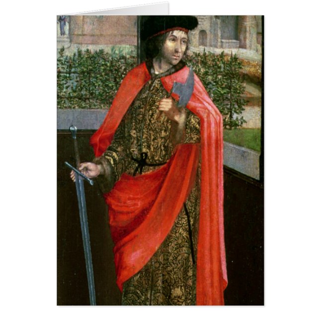 St. Crispin, 16th århundrade Hälsningskort (Framsidan)