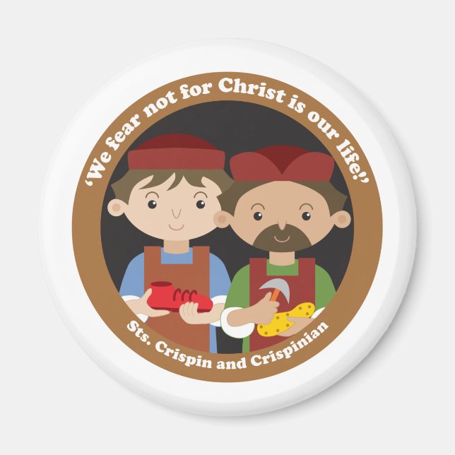 St. Crispin och Crispinian Magnet (Framsidan)