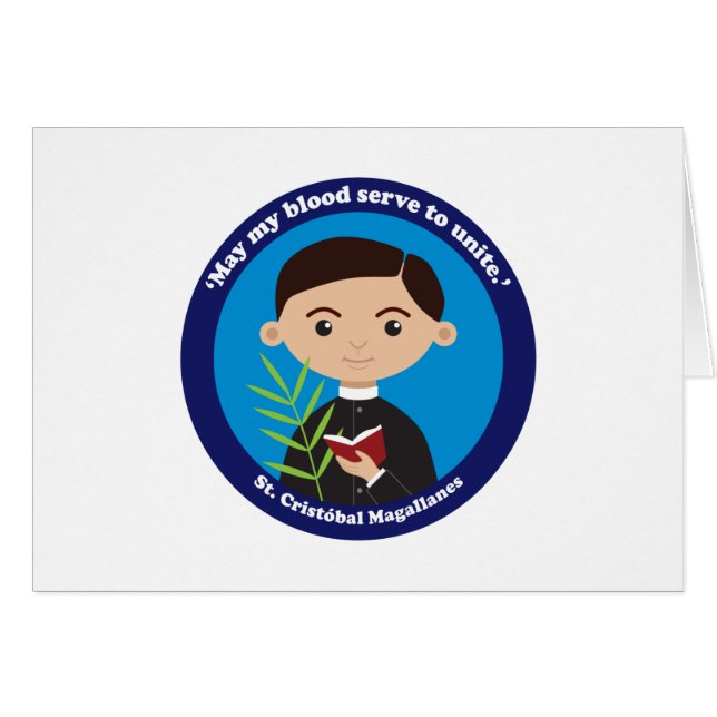 St. Cristóbal Magallanes Hälsningskort (Framsidan Horizontal)