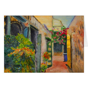 St. Croix Alley Blank Card Hälsningskort