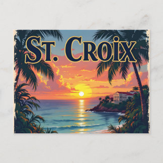 St Croix drömmande Vykort