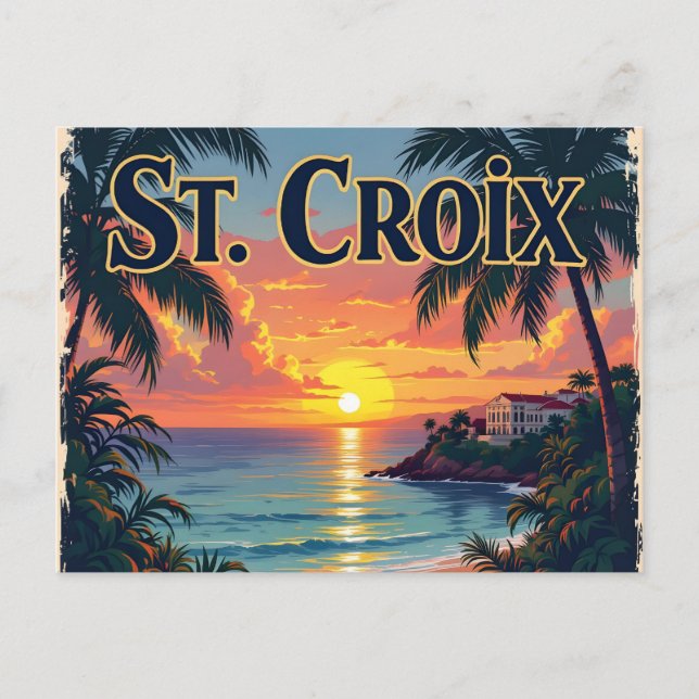 St Croix drömmande Vykort (Framsida)