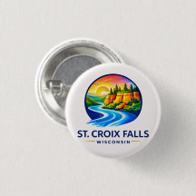 St. Croix Falls Wisconsin Scenic River & Klippor