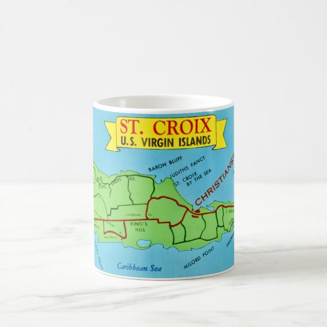 St Croix Kartpostkort Blå Mugg (Center)