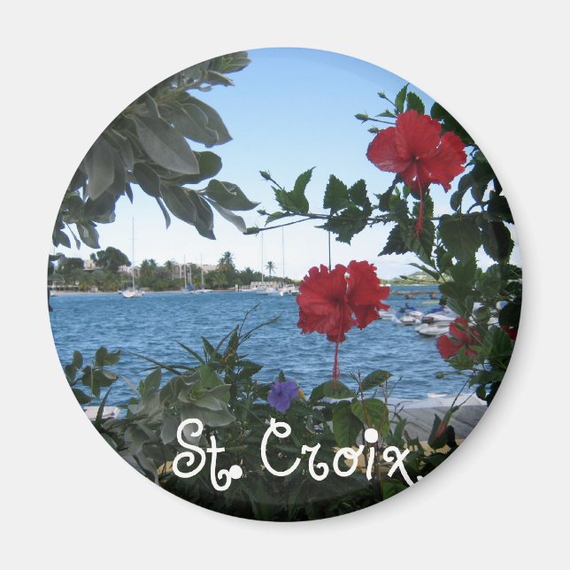 St. Croix, V.I. Magnet (Framsidan)