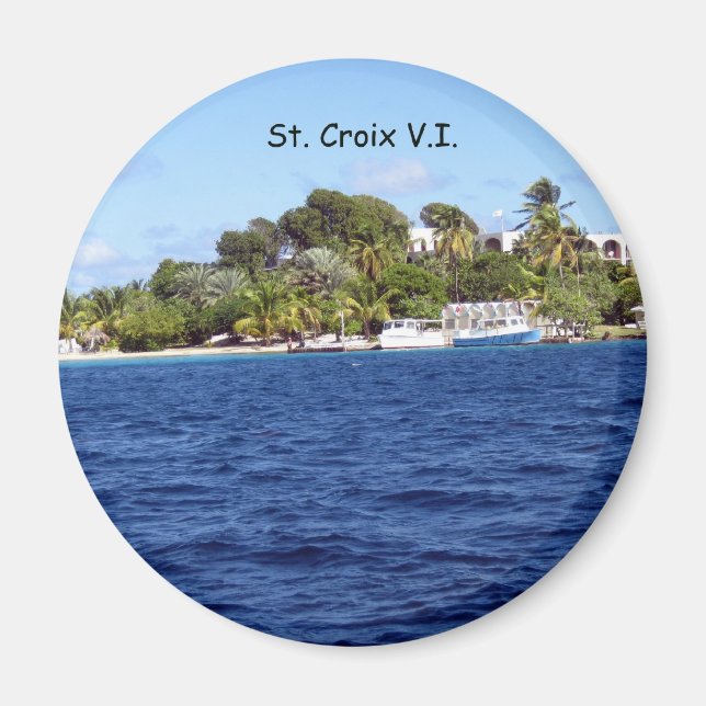 St. Croix, V.I. Magnet (Framsidan)
