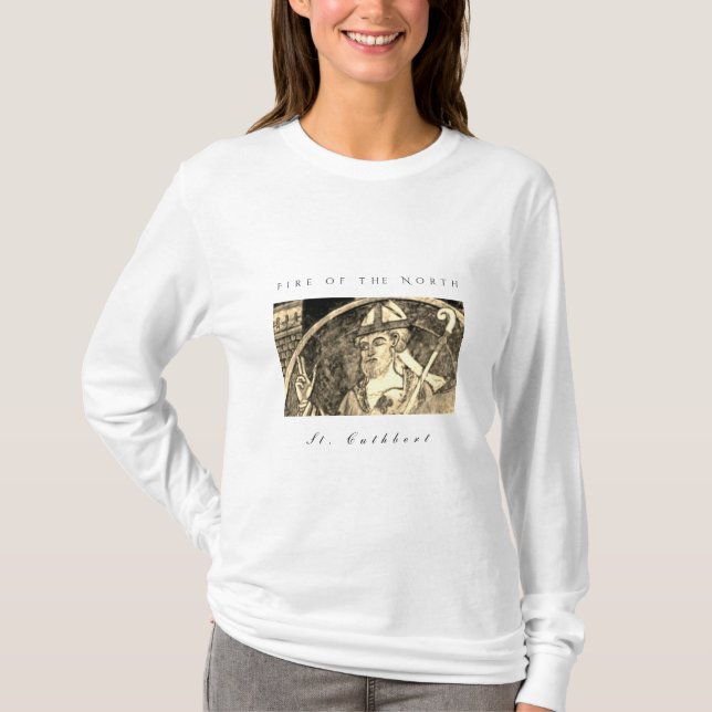 St Cuthbert T Shirt (Framsida)