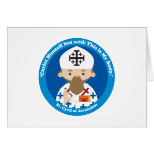 St. Cyril från Jerusalem Hälsningskort