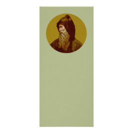 St. Cyril Munk (M 002) Anpassningsbar Blank Reklamkort