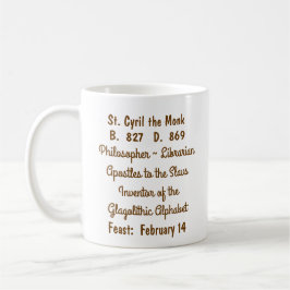 St. Cyril Munk (M 002) Kaffe Mugg #1c