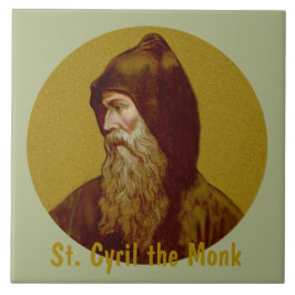 St. Cyril Munk (M 002) Kakelplatta
