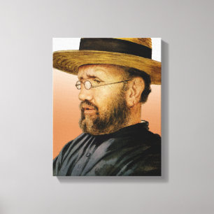 St. Damien av Molokai Canvastryck