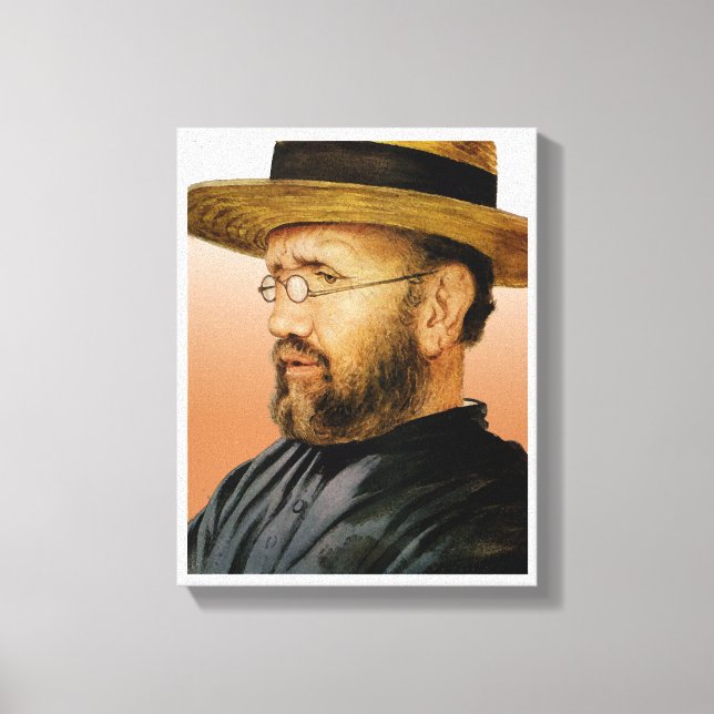 St. Damien of Molokai Canvastryck (Framsida)