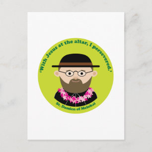 St. Damien of Molokai Vykort