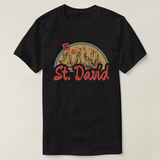 St. David, Arizona T-Shirt (Design framsida)