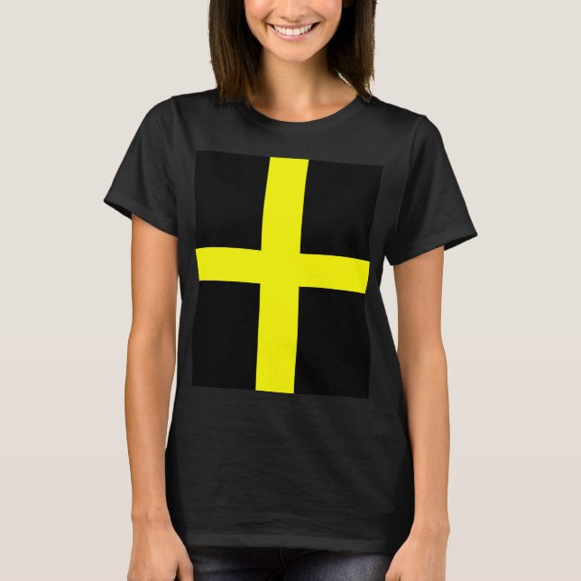 St David Cross T Shirt (Framsida)