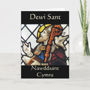 St. David-dagen Hälsning Kort