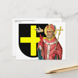 St. David of Wales (P 001) och Hans Shield Postcar Vykort