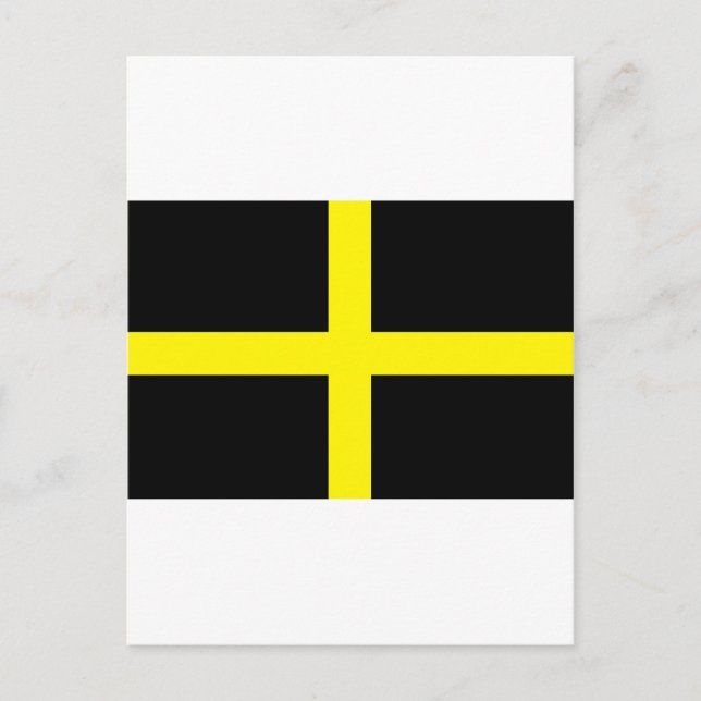 St. David's Day Flagga Vykort (Framsida)