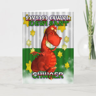 St. David's Day, Welsh Card, Dydd Gwyl Dewi Sant Kort