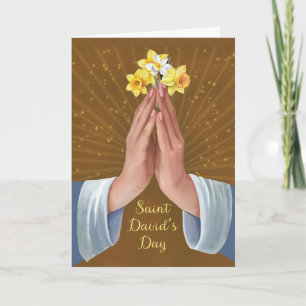 St. Davids festförbannelser Bönande händer Kort