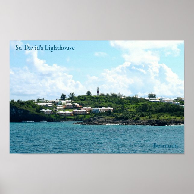 St. David's Lighthouse, Bermuda Poster (Framsidan)