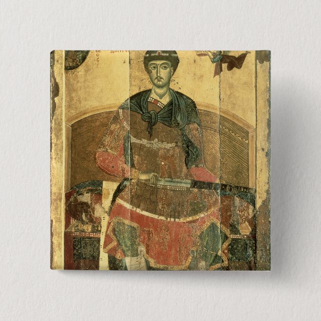 St. Demetrius av Salonica, 12:eårhundrade Knapp (Framsida)