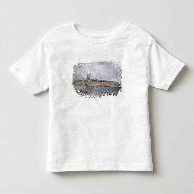 St Denis från "beskådar på Seinen" som by inristas Tee (Framsida)