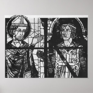 St Denis som ger oriflammen till den milda Poster