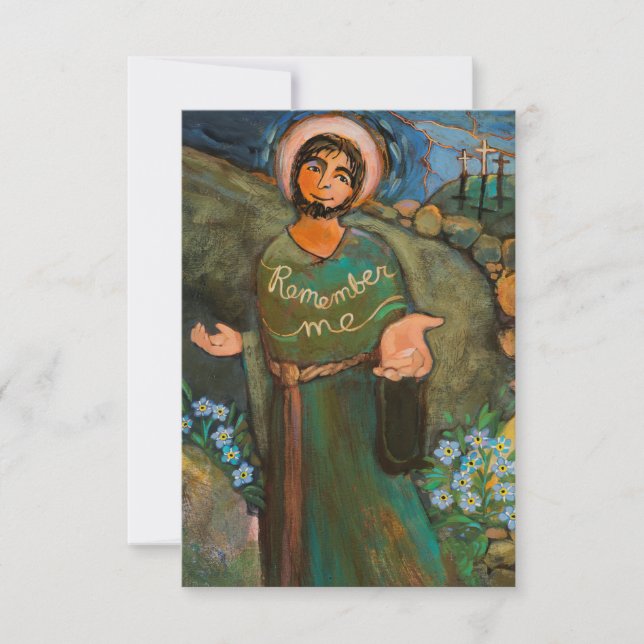 St. Dismas, Bra Thief Prayer Card (Framsida)