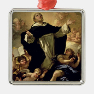 St Dominic 1170-1221 Julgransprydnad Metall