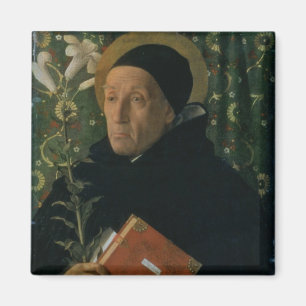 St Dominic 1515 (olja på kanfas) Magnet