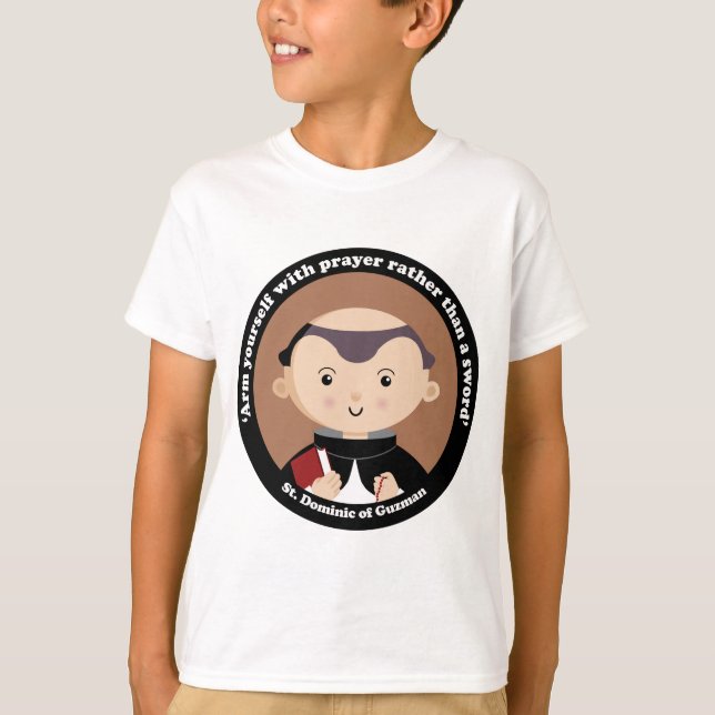 St Dominic av Guzman Tee (Framsida)