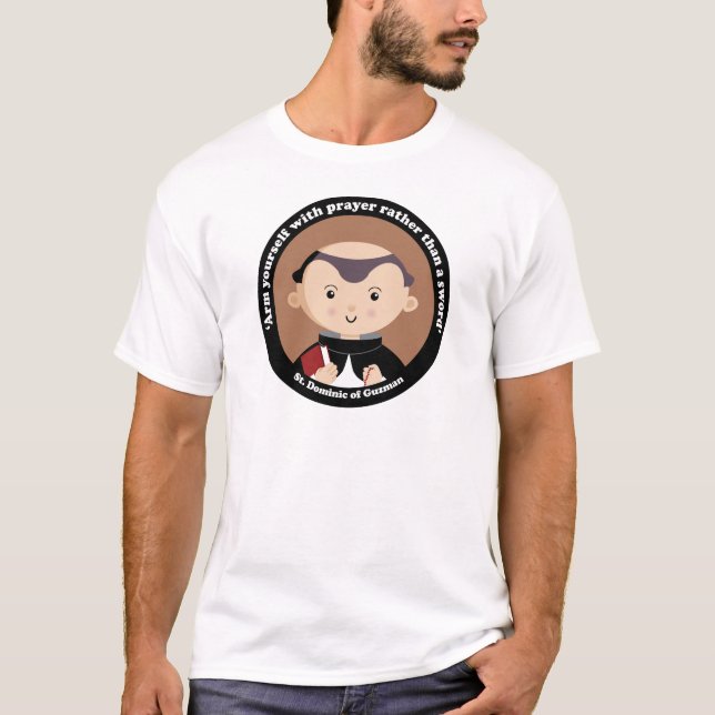 St Dominic av Guzman Tee Shirt (Framsida)