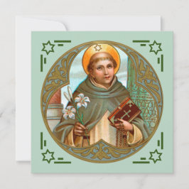 St. Dominic (BK 07) Square Flat Greeting Card