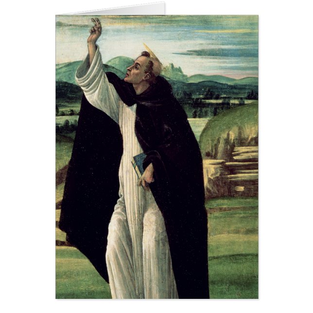 St Dominic c.1498-1505 Hälsningskort (Framsidan)