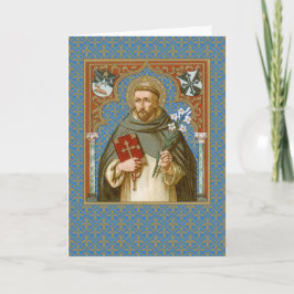St. Dominic de Guzman (BK 011) Blank Hälsning Kort