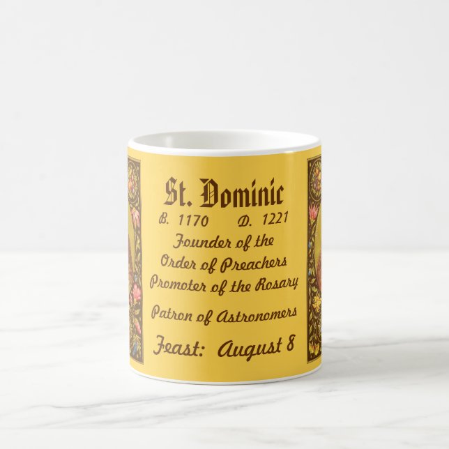 St. Dominic de Guzman (PM 02) Kaffe Mugg 2a (Center)