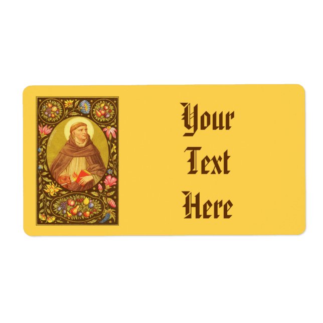 St. Dominic de Guzman (PM 02) Wide NBMP-etikett 3c Fraktsedel (Framsidan)