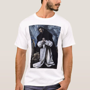 St Dominic i bön T Shirt