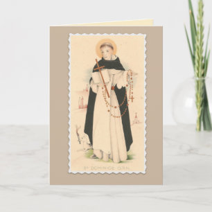 St Dominic med radbandet Kort