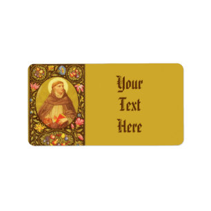 St. Dominic (PM 02) Fullt Bleed Avge MP etikett 4b Adressetikett