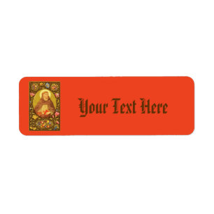 St. Dominic (PM 02) Narrow NBMP-etikett 3a Returadress Etikett
